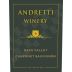 Andretti Cabernet Sauvignon 2011 Front Label