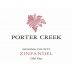 Porter Creek Sonoma County Old Vine Zinfandel 2012 Front Label
