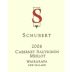 Schubert Wines Wairarapa Cabernet Sauvignon Merlot 2006 Front Label