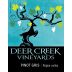 Deer Creek Vineyards Pinot Gris 2015 Front Label