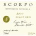 Scorpo Vineyard & Wines Pinot Gris 2011 Front Label