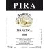 Luigi Pira Barolo Marenca 2008 Front Label