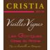Domaine de Cristia Cotes du Rhone les Garrigues Vieilles Vignes 2014 Front Label