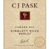 C.J. Pask Winery Gimblett Road Merlot 2010 Front Label