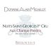Alain Michelot Nuits-Saint-Georges Aux Champ-Perdrix Premier Cru 2012 Front Label