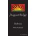 August Ridge Barbera 2014 Front Label
