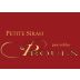 Proulx Wines Petite Sirah 2010 Front Label