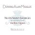 Alain Michelot Nuits-Saint-Georges Vielles Vignes 2012 Front Label