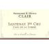 Francoise & Denis Clair Santenay Clos De La Comme Premier Cru 2009 Front Label