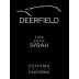 Deerfield Ranch Winery Organic Estate Syrah 2006 Front Label