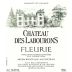 Chateau des Labourons Fleurie Rouge 2013 Front Label