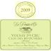 Domaine de la Pousse d'Or Volnay les Caillerets Clos des 60 Ouvrees Premier Cru 2009 Front Label
