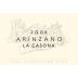Arinzano La Casona 2008 Front Label