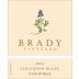 Brady Vineyard Sauvignon Blanc 2015 Front Label