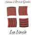 Chateau d'Or et de Gueules Costieres de Nimes Les Cimels Rouge 2011 Front Label