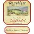 Rosenblum Cellars Richard Sauret Vineyard Zinfandel 1999 Front Label