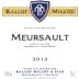 Ballot-Millot Meursault 2013 Front Label