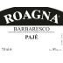 Roagna Barbaresco Paje 2004 Front Label