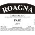 Roagna Barbaresco Paje 2007 Front Label