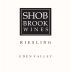 Shobbrook Wines Riesling 2013 Front Label