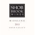 Shobbrook Wines Riesling 2011 Front Label