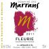 Domaine des Marrans Fleurie 2011 Front Label