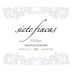 Siete Fincas Malbec 2011 Front Label