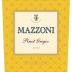 Mazzoni Pinot Grigio 2012 Front Label