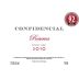 Casa Santos Lima Confidencial Reserva Red 2010 Front Label