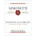 Simonetti Montepulciano d'Abruzzo 2014 Front Label