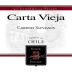 Carta Vieja Cabernet Sauvignon 2012 Front Label