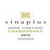 Sinapius Vineyard Home Vineyard Chardonnay 2013 Front Label