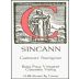 Sineann Baby Poux Vineyard Cabernet Sauvignon 2002 Front Label