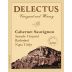 Delectus Sacrashe Vineyard Cabernet Sauvignon 2006 Front Label