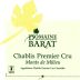 Domaine Barat Chablis Monts de Milieu Premier Cru 2013 Front Label