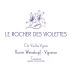 Le Rocher des Violettes Touraine Cot Vieilles Vignes Rouge 2012 Front Label