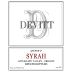 Devitt Winery & Vineyards Syrah 2007 Front Label