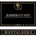 Montalbera Barbera d'Asti La Ribelle 2014 Front Label