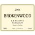 Brokenwood ILR Reserve Semillon 2005 Front Label