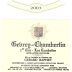 Domaine Gerard Raphet Gevrey-Chambertin Les Combottes Premier Cru 2003 Front Label