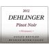 Dehlinger Altamont Pinot Noir 2012 Front Label