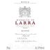 Solar De Ayala Marques de Larra Crianza 2012 Front Label