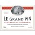 Chapelle St. Theodoric Chateauneuf-du-Pape Le Grand Pin 2012 Front Label