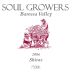 Soul Growers Shiraz 2006 Front Label