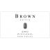 Brown Estate Zinfandel 2000 Front Label