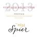 Spier Vintage Selection Pinotage 2013 Front Label