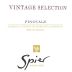 Spier Vintage Selection Pinotage 2012 Front Label