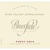 Brassfield  Serenity Ranch Vineyard Pinot Gris 2011 Front Label