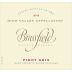 Brassfield  Serenity Ranch Vineyard Pinot Gris 2012 Front Label