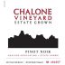 Chalone Estate Pinot Noir 2011 Front Label